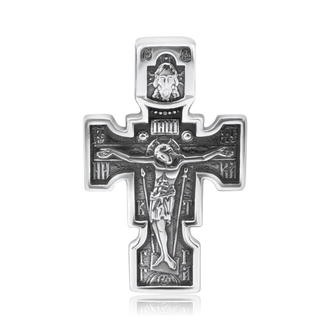Cruce de argint pentru bărbați „Arhanghelul Mihail”