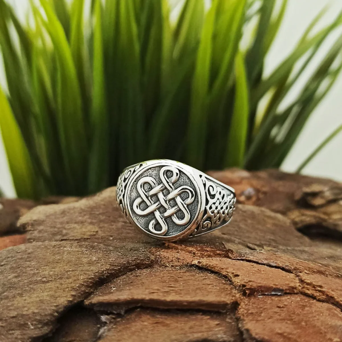 Inel de argint „Valknut”