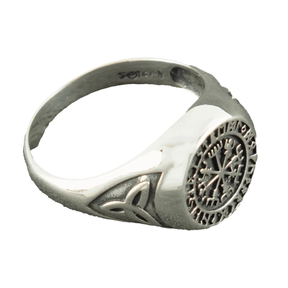 Inel de argint „Vegvisir”