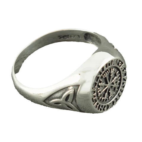 Inel de argint „Vegvisir”