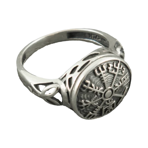 Inel de argint „Vegvisir”
