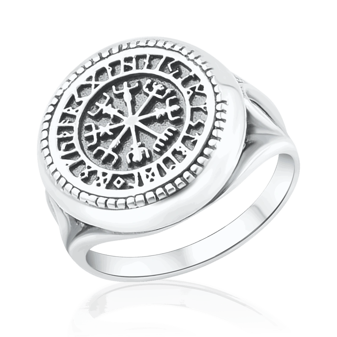 Inel de argint „Vegvisir”