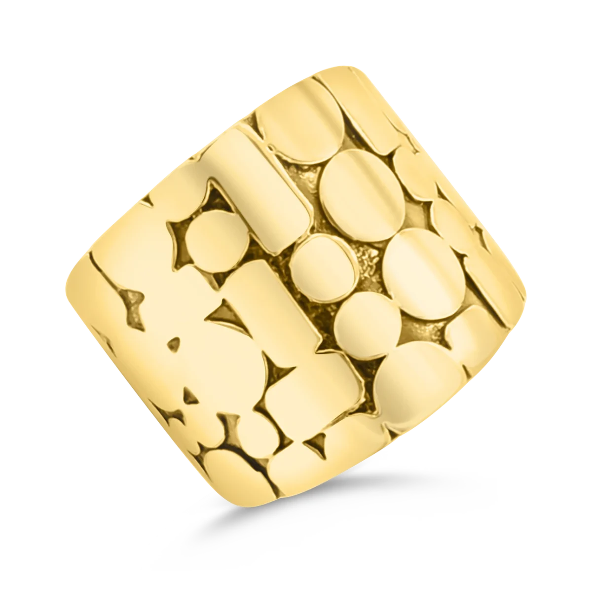 Inel de aur pentru damă „Puținul este mult”