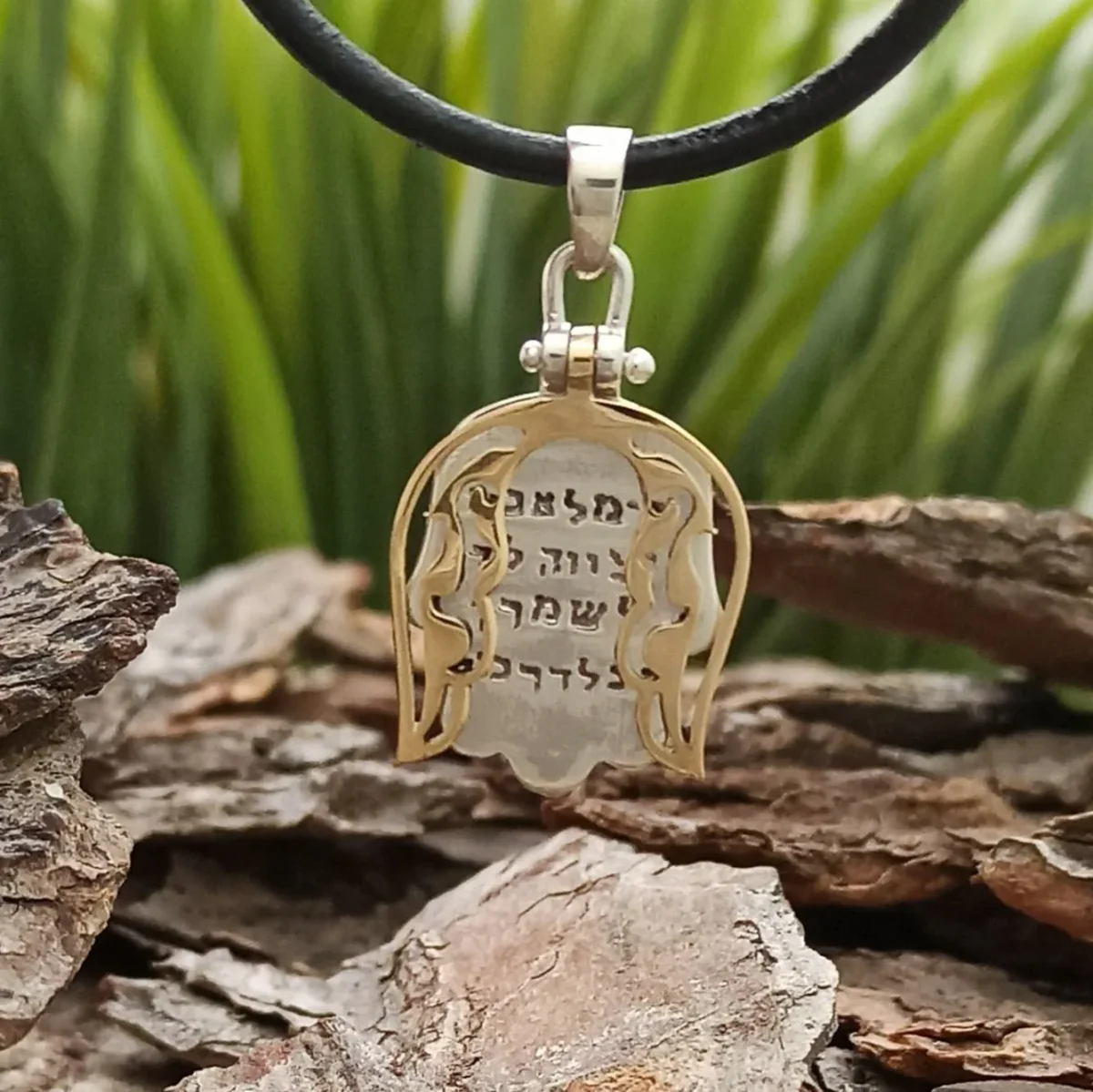 Kabbalah Talisman de arrgint cu aur împotriva răului „Psalm 90”