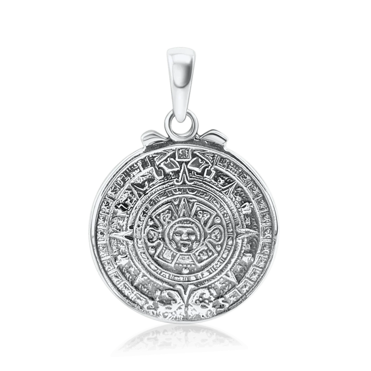 Medalion de argint „Calendarul aztec”
