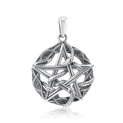 Medalion de argint „Pentagramă”