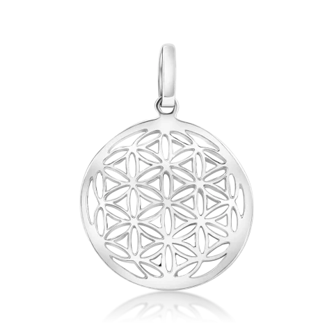 Medalion de argint pentru damă „Floarea Vieții”