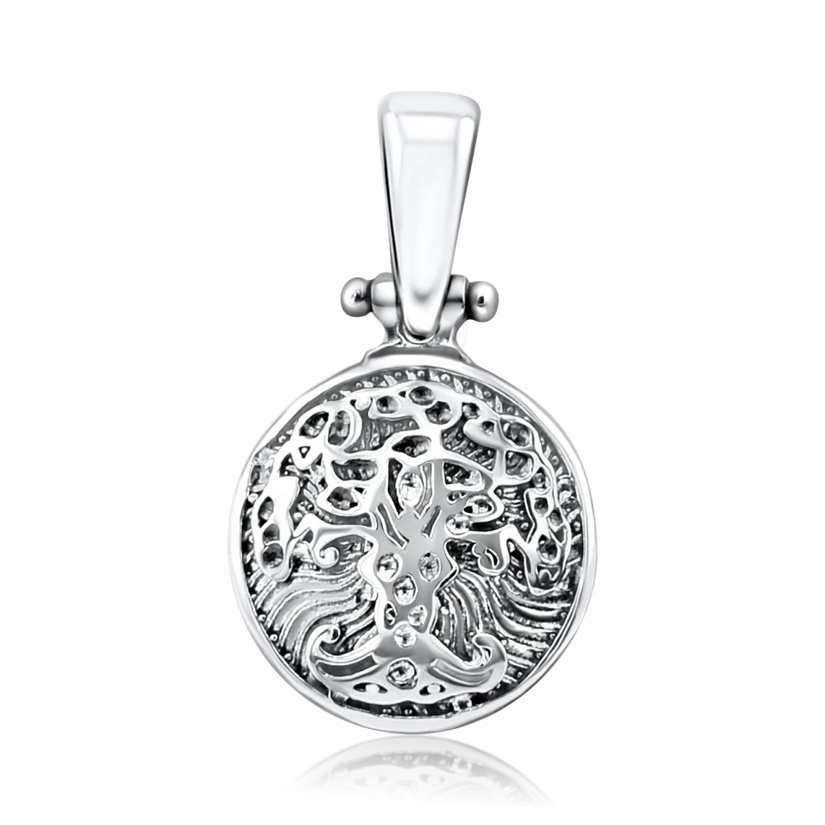 Medalion de argint „Pomul vieții” - Yggdrasil