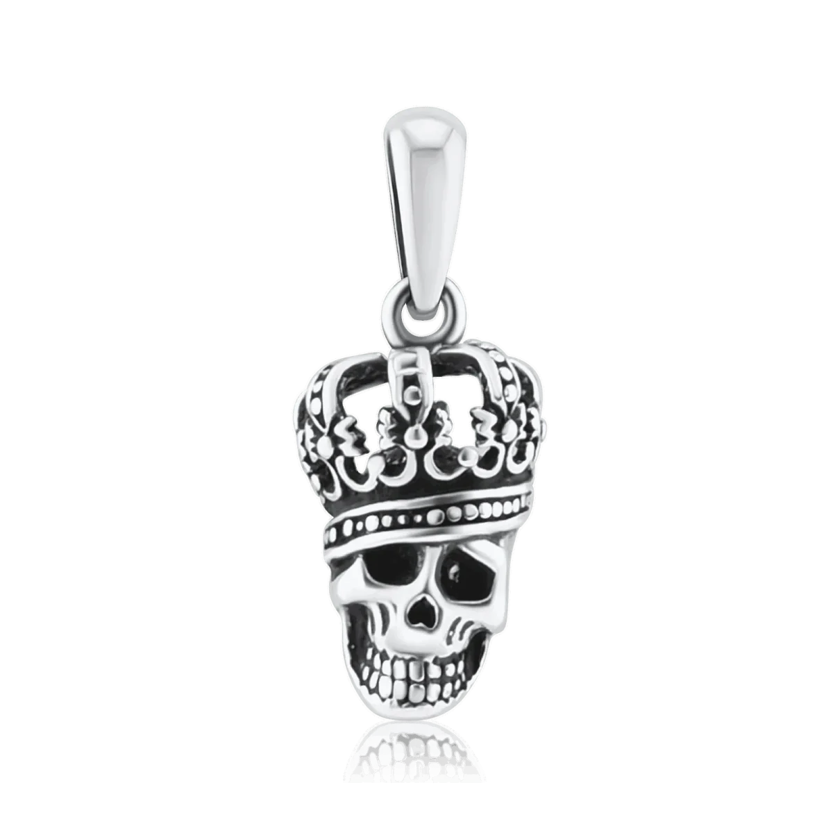 Medalion de argint „Skeleton king”
