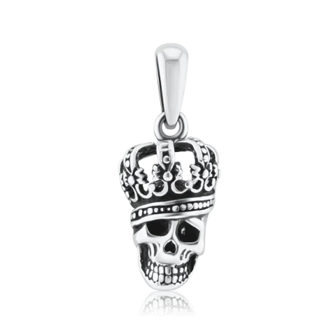 Medalion de argint „Skeleton king”