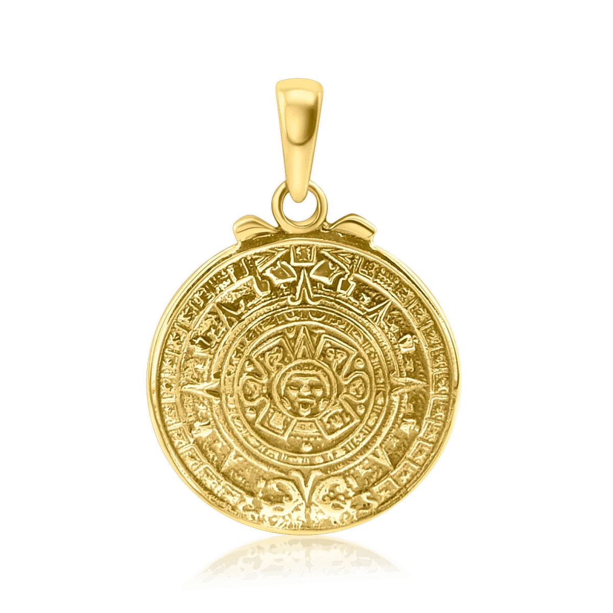 Medalion de aur „Calendarul aztec”