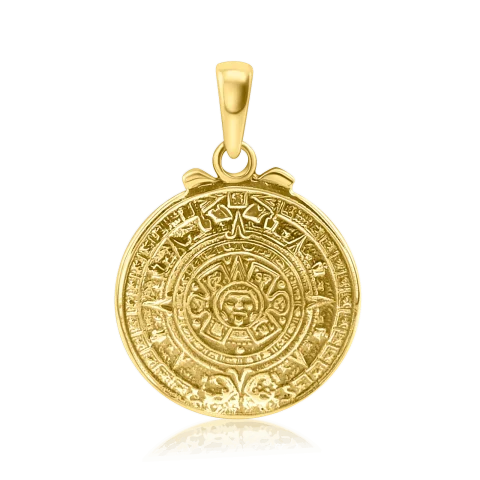 Medalion de aur „Calendarul aztec”