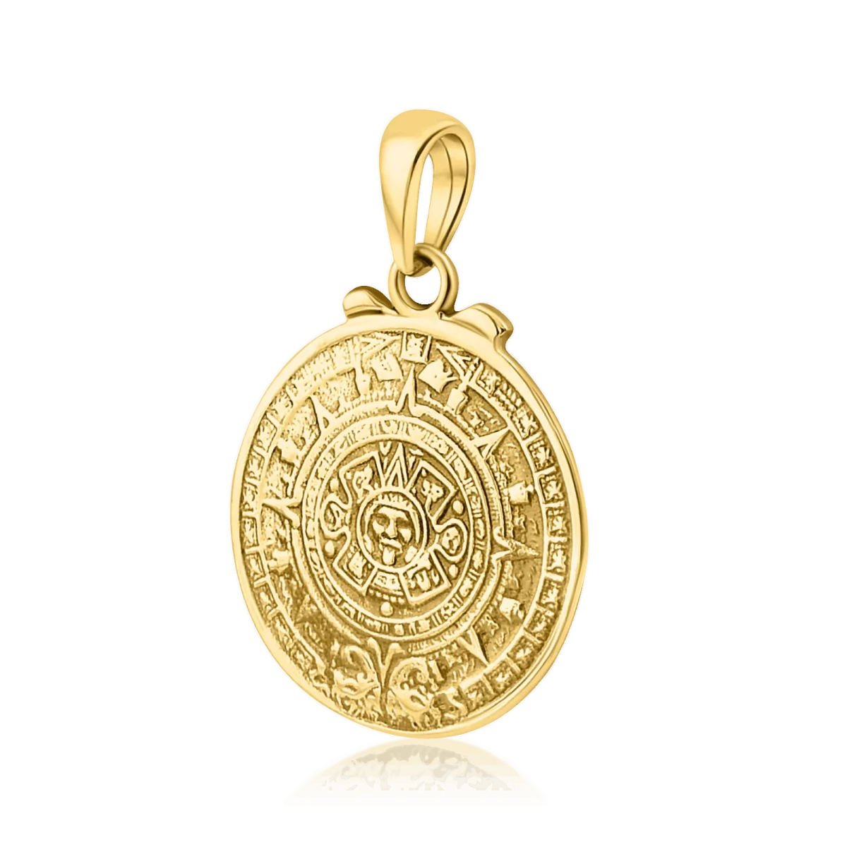 Medalion de aur „Calendarul aztec”