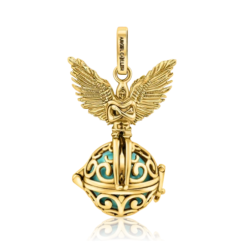 Medalion de aur pentru damă „Angel Caller”