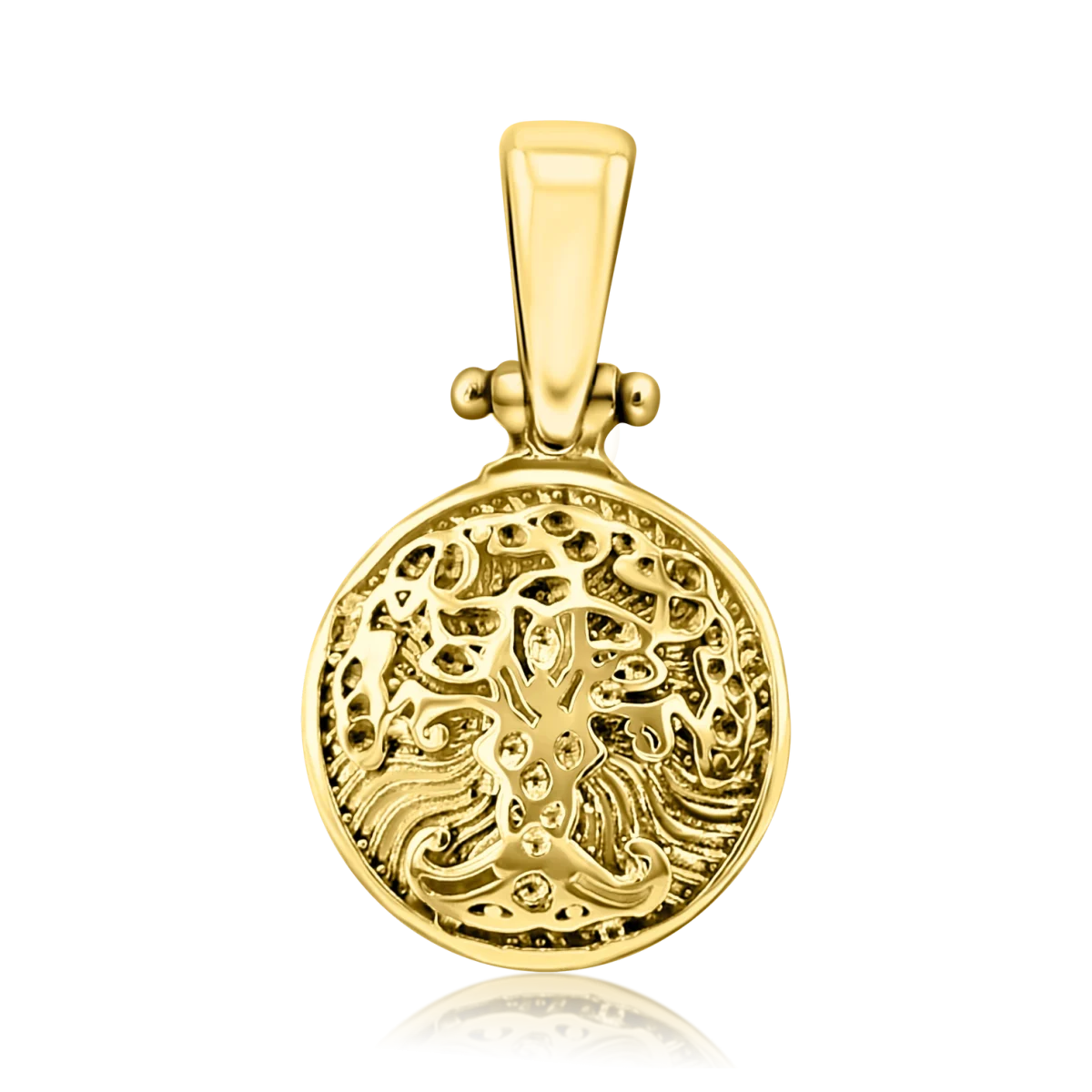 Medalion de aur „Pomul vieții” - Yggdrasil